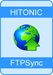 Le logo Hitonic Ftpsync Icône de signe.