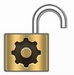 ロゴ Iobit Unlocker 記号アイコン。