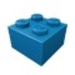Le logo Lego Digital Designer Icône de signe.