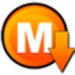 Le logo Megaupload Downloadhelper Icône de signe.