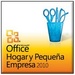 商标 Microsoft Office Hogar y Pequeña empresa 签名图标。