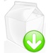 Le logo Milkshape 3d Icône de signe.