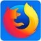 商标 Mozilla firefox quantum 签名图标。