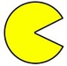 Le logo Not Pacman Icône de signe.