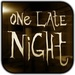 Le logo One Late Night Icône de signe.