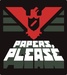 ロゴ Papers, Please 記号アイコン。