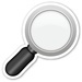 Logo Pointing Magnifier Icon