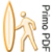 Le logo Primopdf Icône de signe.