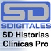 presto Sd Historias Clinicas Pro Icona del segno.