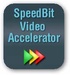 Le logo Speedbit Video Accelerator Icône de signe.