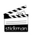 Le logo Stickman Icône de signe.