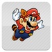 商标 Super Mario 3 Mario Forever 签名图标。