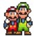 商标 Super Mario Bros Odyssey 签名图标。