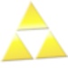 ロゴ The Legend of Zelda: Black Crown 記号アイコン。