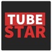 Le logo Tubestar Icône de signe.