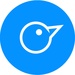 Le logo Tweeten Icône de signe.