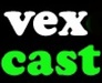 商标 Vexcast 签名图标。