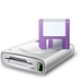 presto Virtual Floppy Drive Icona del segno.