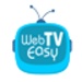 ロゴ Web Tv Easy 記号アイコン。