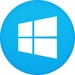 ロゴ Windows 8 64 Bits 記号アイコン。
