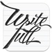 Le logo Writefull Icône de signe.