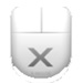 Logotipo X Mouse Button Control Icono de signo